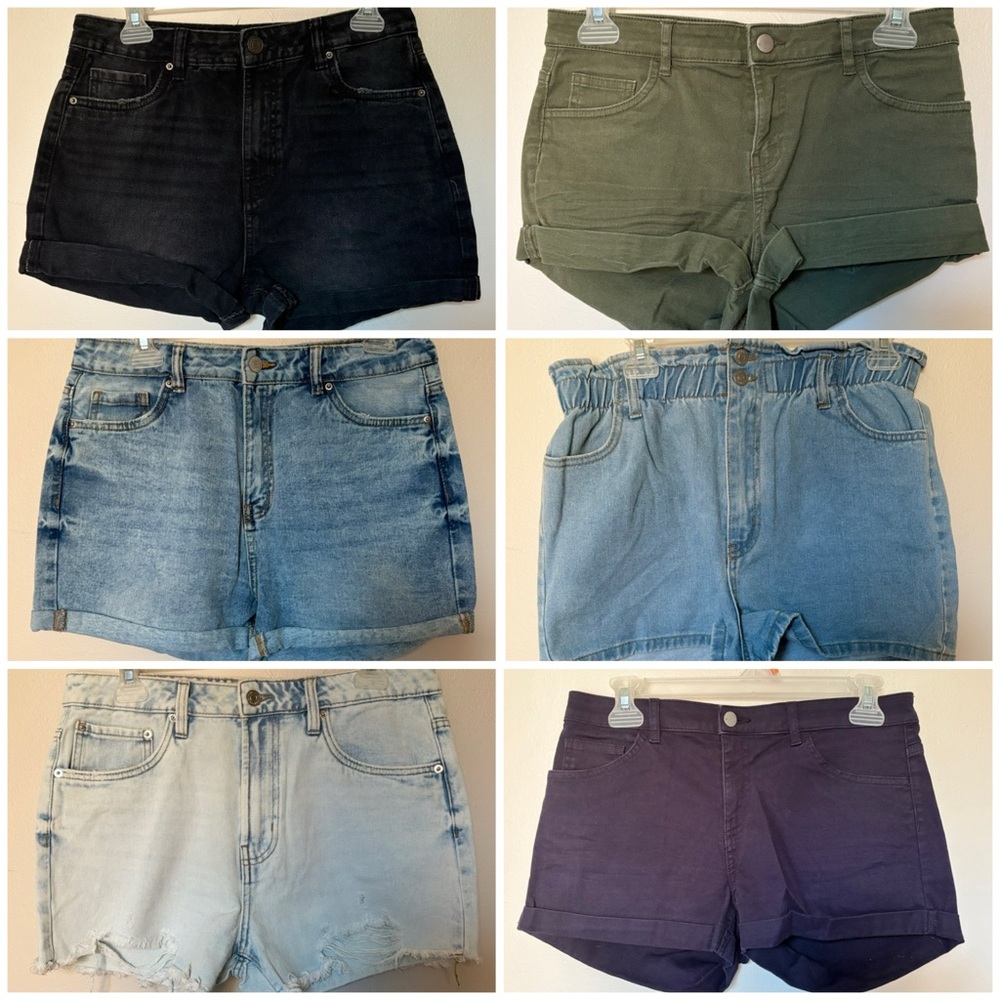 6 Pairs of Jean Shorts